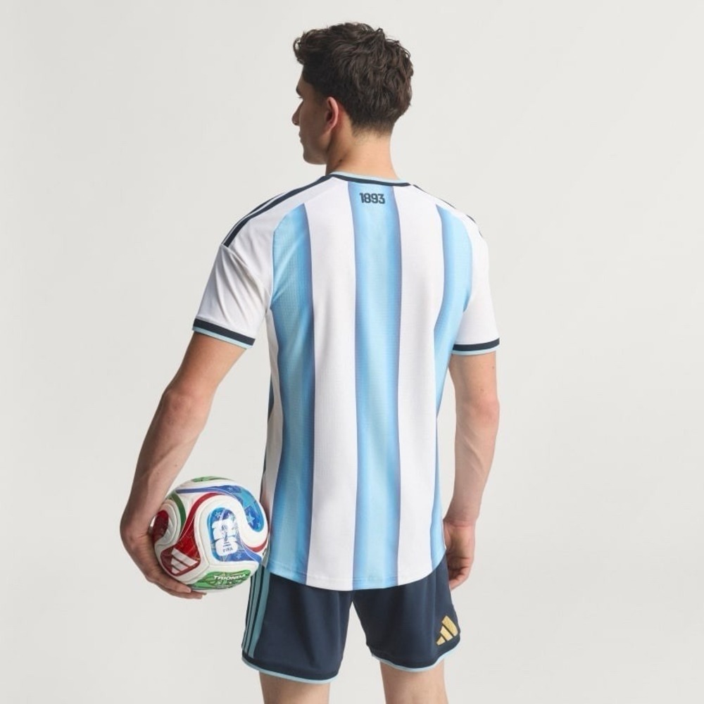 ADIDAS Argentina 26 Home Authentic Jersey MENS SIZE S White/Ice Blue JM5897 - Picture 2 of 14